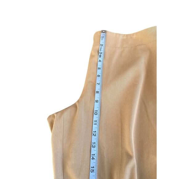 Talbots Tan Khaki Work Office Business Career Heritage Ankle‎ Pants Size 12 - Picture 8 of 10